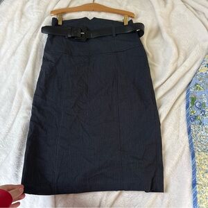 Y2k chic office fitted twenty one skirt